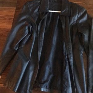 Jacqueline Ferrar Black leather jacket